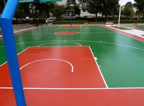 武汉户外厂区球场翻新，地坪翻新修补工作